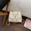 Bolso de Mano Acolchado con Cadena Estilo Coreano Mochila Pequeña Bolso de Hombro Único Cruzado Doble Hombro Nuevo de Primavera 2026 de Moda