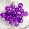 Pedra Natural Cristal Redondo Contas Soltas Cor Doce Pulseira Colar Corrente de Celular Joia Contas com Furo Reto DIY