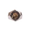 Anillo Anillo de Sello de Animal Anillo de Anillo de Caballo de Carga Medieval Original Vintage Anillo de Cola para Hombre Todo Partido Personalizado