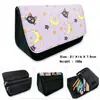 Estuche para Lápices Estampado de Sailor Moon Dibujos Animados Estudiante Gran Capacidad Estuche para Papelería Bolsa para Lápices Billetera Papelería