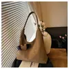 Bolso de Hombro Grande de Gran Capacidad Estilo Perezoso Nuevo Moda para Viajes Cotidianos Bolso de Axila de Nicho Bolso Tote Retro para Mujer Otoño e Invierno