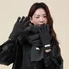 Bufanda Pequeña de Punto de Color Sólido Mezcla de Lana para Mujer Invierno Estilo Coreano Modelo Básico Versátil para Estudiantes Parejas Bufanda Versátil para Hombre