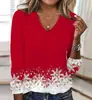 Moletom de Natal Europeu Masculino Gola Redonda Estampa 3D Rena Boneco de Neve Manga Longa Pulôver Outono Inverno Nova Blusa