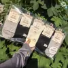 Qianzu Hilo Colección Nueva Otoño/Invierno: Calcetines de Algodón Sueltos a Media Pantorrilla para Mujer y Hombre, Tejidos a Máquina, Diseño Simple de Cintura Media, Wholesale 26
