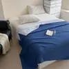 Colcha fresca de verano de seda de enfriamiento tipo nailon, modelo nuevo Clase A, lechosa y refrescante, ropa de cama fina de enfriamiento de color sólido, helado