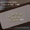 Acessórios para Nail Art Crescent Francês Liga de Zinco Borboleta Oca Tridimensional Pingente DIY Usável Unha Decorações de Unha com Diamante Grande