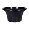 Vaso de Flor de Rabanete Verde Plástico Vaso de Flor para Varanda Vaso de Flor de Chão Planta Verde Planta em Vaso para Mesa Vaso de Flor Simples e Estiloso Imitação de Porcelana