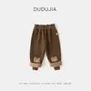 Roupas Infantis Dudujia Suéter Novo Ano para Meninas Calças de Lã de Inverno para Meninas Roupa de Ano Novo Quente Estilosa
