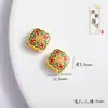 Accesorios DIY Chapados en Oro, Cuentas Espaciadoras de la Fortuna Inspiradas en Zen, Accesorios para Pulseras, Materiales para Cuentas, Joyería de Cuerda Trenzada, Estilo Retro Artístico
