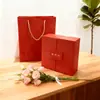 Caja de Regalo, Caja de Papel Magnética de Doble Puerta Personalizada de Alta Gama, Caja Vacía para Cosméticos y Productos para el Cuidado de la Piel, Caja de Regalo Personalizada