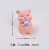 Boneca leitãozinha desenho animado criativo feito à mão DIY peças de acessório cola de creme resina pequenos materiais de acessório atacado