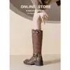 Botas Altas Meilade para Mujer 2026 Nuevas de Verano Más Vendidas Botas Vaqueras Western Retro de Suela Gruesa Botas Altas para Montar