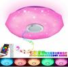 Wifi bluetooth música lâmpada de teto lâmpada da sala de estar corredor do quarto foyer redondo rgb lâmpada de teto inteligente atacado