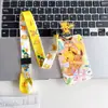 Portatarjetas de dibujos animados baokemeng portatarjetas de dibujos animados control de acceso de transferencia de jardín de infantes portatarjetas de metro cubierta protectora para certificado bolsa para tarjeta de comida niños