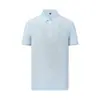 210g40 Polo de solapa de algodón perla color sólido overol ropa de grupo manga corta para hombre spot SD600