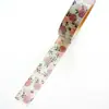 Rasgar à mão e papel pequena fresca cor fofa renda fita para diário manual decoração diy álbum de fotos adesivo para diário manual japonês