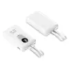 Fábrica de E-commerce Transfronteiriço Power Bank de Carregamento Super Rápido Cabo Embutido 20000mAh Pequeno e Portátil Fonte de Alimentação Móvel 10000