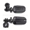 Pedales Plegables Modificados de Aleación de Aluminio para Motocicleta Adecuados para Harley Pedales de Soporte Universales de 28 mm a 32 mm