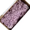 Hortênsia de madeira eterna flor mid-leaf Rosa eterna caixa de presente de vidro tampa flor Flor preservação decoração de casamento cocar de noiva