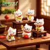 Micro-paisaje Creativo Lindo Gato de la Fortuna Figura Kawaii Granulados Casa de Muñecas DIY Accesorios Decorativos Mini Adornos de Escritorio