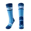 Meias de Esqui Infantis Two Wolves com Parte Inferior de Toalha Espessa, Meias Altas Quentes para Esportes ao Ar Livre de Outono/Inverno, Meias Longas para Neve