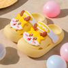 Pantuflas de verano para niños directas de fábrica, sandalias para niños y niñas, antideslizantes al por mayor, zapatos de agujeros para bebés, dibujos animados, lindos