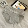 "Princesa en Fuga" 10A Algodón Puro Antibacterial Calzones Triángulo para Niñas, Borde de Encaje de Mariposa Puro Deseo, Algodón de Grado A como una Nube