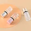 Plateado con Vetas En Stock Botella de Base de Maquillaje Líquido de 40 ml, Botella de Vidrio para Empaque Cosmético, Botella para Loción de Crema Protectora, Botella Dosificadora para Crema BB