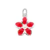 Acessórios para Pulseiras e Colares DIY Transfronteiriços, Pingentes de Coração, Charms de Cordão, Pingentes Florais Artesanais, Materiais para Pendurar em Bolsas