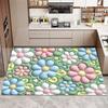 Alfombrilla antideslizante para suelo de venta al por mayor de fábrica, alfombrilla de suelo de tierra de diatomeas, alfombra absorbente de aceite para cocina, secado rápido, resistente a las manchas, alfombra de terciopelo de cristal