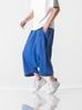 Verano 2025 Talla Grande Estilo Japonés Estilo Hong Kong Pantalones Capri Casuales Holgados Entrepierna Baja Pantalones de Pierna Recta Pantalones de Pierna Ancha Pantalones Capri para Hombre
