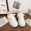 Zapatos Blancos de Suela Gruesa, Transpirables, Nuevo Estilo Otoño 2026, Zapatos Artísticos, Diseño de Nicho, Tenis Deportivos para Estudiantes para Mujer