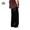 Forn3 Marca de Moda Retro Calle Americana Diseño Pantalones Vaqueros Botonados para Hombre Jeans Rectos Sueltos N2051