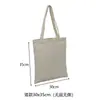 Personalização de Bolsa de Lona Bolsa de Lona Grande Capacidade para Viagem Bolsa Tote de Lona Lisa Bolsa de Armazenamento Bolsa de Pano Bolsa de Algodão Bolsa