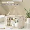 Bolsa de aseo transparente portátil impermeable nueva, bolsa de baño con separación de seco y húmedo, bolsa de almacenamiento para natación y baño para viajes de mujeres