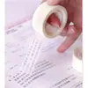 Cinta de papelería invisible, cinta de papelería escribible para estudiantes, papel adhesivo pequeño sin rastro, cinta de alta viscosidad