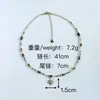 Nuevo Collar con Colgante de Estrella de Ocho Puntas Hecho a Mano con Cuentas Retro para Mujer para Usar Apilado Cadena para Clavícula de Gama Alta Lujo Ligero Gama Alta
