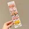 Faixa de cabelo de elástico infantil para menina, anel de cabelo elástico alto, acessórios de cabelo para meninas, não machuca o cabelo, corda de cabelo fofa, adorno de cabeça