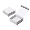 Stock Listo Caja Plegable Magnética Cuadrada de Gama Alta Negra y Blanca Dorada Caja de Regalo Caja Vacía Caja de Regalo de Año Nuevo Cordyceps Caja de Embalaje Grande