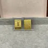 Shenzhen Shuibei Mismo Estilo Oro Puro 999 Tesoro de la Fortuna Aleación Gato de la Suerte Adhesivo Dorado para Teléfono Móvil para Atraer Riqueza Tienda de Oro