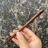 Montaña Longhu Wangnian Songlei Madera de Azufaifo Pasador Placa de Relieve Pepitas de Cabello Pasador de Madera de Azufaifo Accesorios para el Cabello Grifo Pasador Oro Violeta