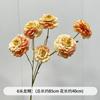 Boda Flores Artificiales Naranja Flores de Seda Boda Naranja Material de Flores Fondo de Pared Mesa Guía de Camino Arte Floral Decorativo