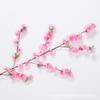 Simulação Pêssego Flor Ramo Sala de Estar Teto Jardim Mori Flores Decorativas Simulação de Casamento Flores Guia de Casamento Flores Flores Falsas Flores de Seda