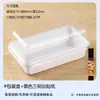 Caja de embalaje para sándwiches, caja de blíster para pan de sándwich, fiambrera transparente desechable, caja para postres para venta ambulante y uso comercial