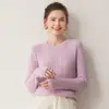 Ligereza como una nube~ Suéter premium de cachemir 100% para bebé para mujer, corte holgado, tejido de ochos, top capa base