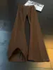 Jeans de algodón puro estilo retro americano para hombre, pantalones de trabajo de corte angulado ajustados de alta calle para otoño, pantalones acampanados de alta gama para estilizar