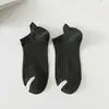 Calcetines para hombre primavera y verano Calcetines de algodón color sólido protección de talón levantamiento de orejas cómodos cortos deportivos calcetines hasta el tobillo hombre en stock mayoreo