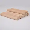 Tiras de Madeira de Faia, Varetas de Madeira Redondas, Varetas Finas Sólidas de Madeira, Varetas Redondas para Tecelagem de Tapeçaria com Corda de Algodão, Personalizáveis em Vários Modelos