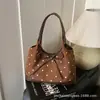 Bolsa Feminina Mais Vendida com Bolinhas, Grande Capacidade, Novo Modelo 2026, Bolsa de Ombro para o Dia a Dia, Bolsa de Ombro, Bolsa Tote Coreana de Nicho