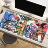 Pokemon Bordes de Bloqueo Alfombrilla para Ratón al por Mayor Grande Elfo Engrosada Antideslizante Almohadilla de Escritorio Ratón Eléctrico Gengar Ratón Teclado Almohadilla